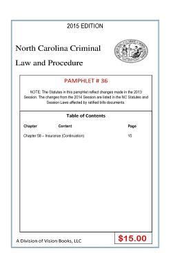 [d81d7] @R.e.a.d% *O.n.l.i.n.e! North Carolina Criminal Law and Procedure-Pamphlet 36 - Tony Rivers Sr %e.P.u.b!