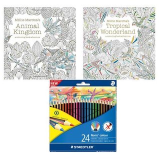 [03b97] *Download% Millie Marotta's Adult Colouring Books Collection 2 Books Set With Colouring Pencil (Millie Marotta's Animal Kingdom, Millie Marotta's Tropical Wonderland) - Millie Marotta %PDF%