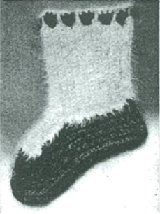 [99f2f] #R.e.a.d@ #0215 ANGORA BED SOCK VINTAGE CROCHET PATTERN - Princess of Patterns %P.D.F~