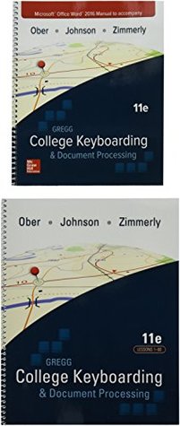 [14004] !Full! @Download* Gregg College Keyboarding & Document Processing (Gdp11) Microsoft Word 2016 Manual Kit 1: 1-60 - Scot Ober Ph.D. *P.D.F~
