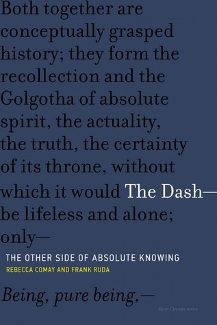[1c4a8] !Full* ^Download* The Dash—The Other Side of Absolute Knowing: The Other Side of Absolute Knowing (Short Circuits) - Rebecca Comay ^ePub#