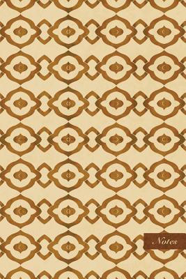 [15dd4] *F.u.l.l.% ~D.o.w.n.l.o.a.d* Notes: 6x9 Ruled Lined Notebook - Curve Cross Frame Chain Geometry Line - Retro Brown Worn Out Vintage Seamless Pattern Cover. Matte Softcover and Cream Interior Papers. -  ~P.D.F^