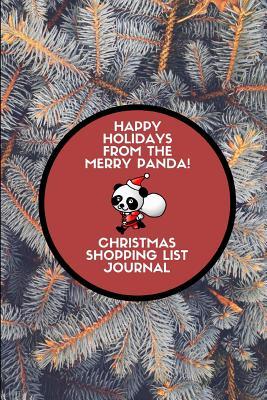 [523ac] #R.e.a.d# Happy Holidays from the Merry Panda! Christmas Shopping List Journal -  !e.P.u.b~