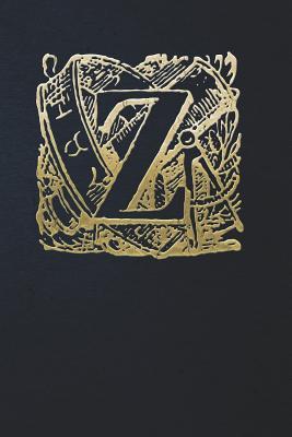 [88629] *Read* Notebook: Art Nouveau Initial Z - Gold on Black - Lined Diary / Journal -  @P.D.F*