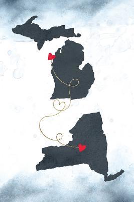 [2c944] @Read! Michigan & New York: Long Distance Out of State Notebook - Blank Lines -  !P.D.F*