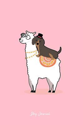 [df642] %F.u.l.l.^ *D.o.w.n.l.o.a.d* Dog Journal: Dot Grid Journal - Dachshund With Llama Cute Animal Gift Idea - Pink Dotted Diary, Planner, Gratitude, Writing, Travel, Goal, Bullet Notebook - 6x9 120 pages -  %ePub^