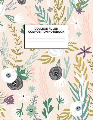 [c369f] #F.u.l.l.# *D.o.w.n.l.o.a.d* College Ruled Composition Notebook: Cute Blank Lined Journal to Write In with White Paper Rule Pages for School Subject and Writing Pad: Design Code A4 3574 - Nifty Prints ^PDF!