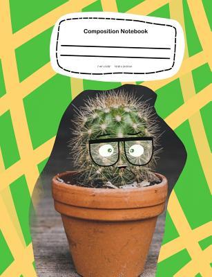 [da9e8] ~R.e.a.d^ ~O.n.l.i.n.e% Composition Notebook: 7.44 x 9.69, 18.90 x 24.61cm - Cactus Wide Rule School Notebook Journal -  #e.P.u.b%