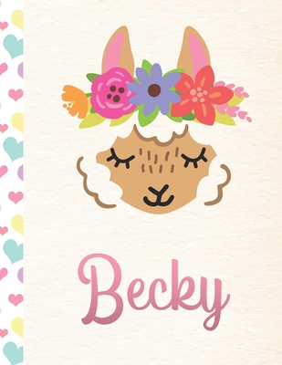 [865c4] ^Full~ @Download! Becky: 2020. Personalized Weekly Llama Planner For Girls. 8.5x11 Week Per Page 2020 Planner/Diary With Pink Name - Llama Planners !e.P.u.b#